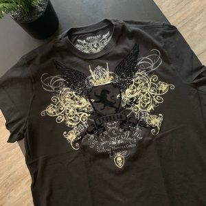 PreLoved Printed EXPRESS Black Men’s Tshirt